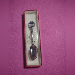 Vintage Sam Houstons Home Huntsville Texas Collector Silver Spoon